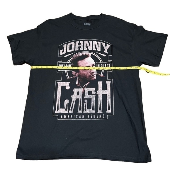 JOHNNY Cash The Man in Black Men’s Tee (Sz L) - Picture 5 of 6